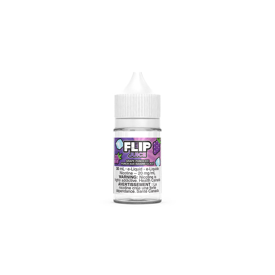 Flip Salt Nic Juice - Grape Punch Ice - Vape Barn Canada Flip Salt Nic Juice - Grape Punch Ice - Vape Barn Canada