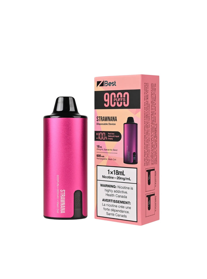 Shop ZBEST Disposable Vape - 50MG Throat Hit - Strawnana - Vapebarn.ca Shop ZBEST Disposable Vape - 50MG Throat Hit - Strawnana - Vapebarn.ca