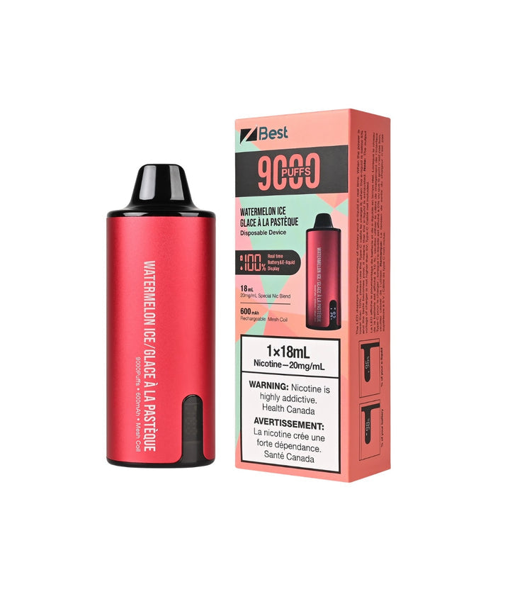 Shop ZBEST Disposable Vape - 50MG Throat Hit - Supreme Blend- Watermelon Ice Shop ZBEST Disposable Vape - 50MG Throat Hit - Supreme Blend- Watermelon Ice