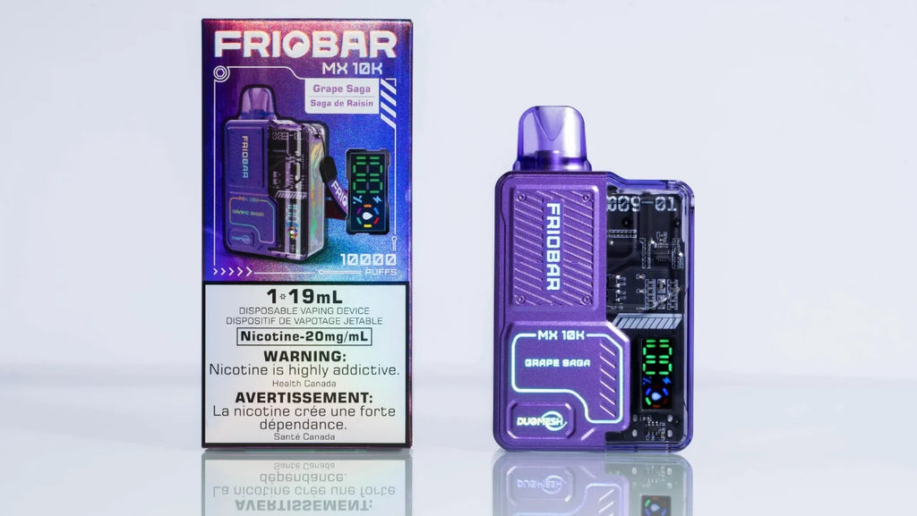 FRIOBAR 10K Disposable Vape - Grape Saga - Vapeshop Burlington FRIOBAR 10K Disposable Vape - Grape Saga - Vapeshop Burlington