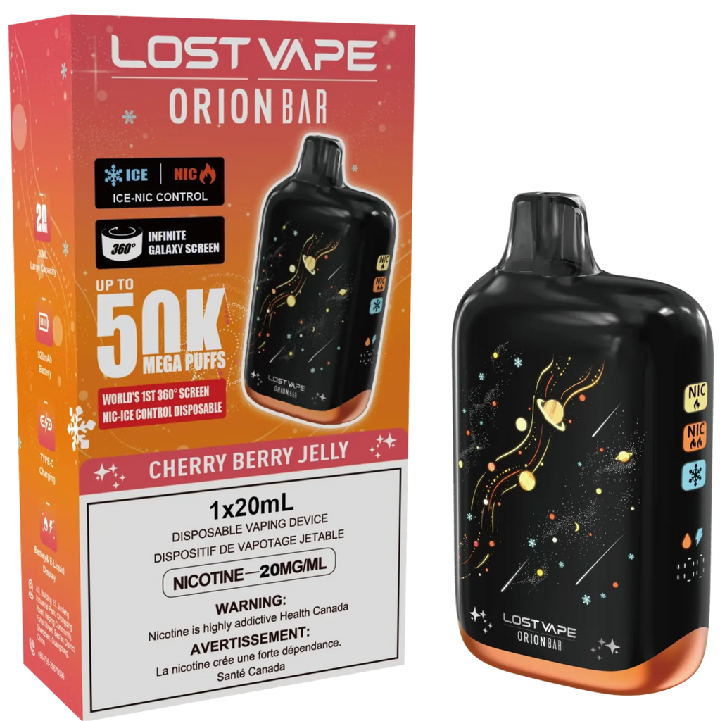 Lost Vape Orion Disposable Vape - 50K Puffs - Cherry Belly Jelly Lost Vape Orion Disposable Vape - 50K Puffs - Cherry Belly Jelly