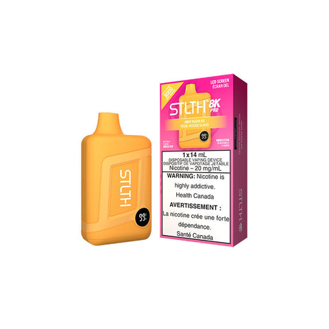 STLTH 8K Pro Disposables - Juicy Peach Ice Vape