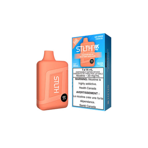 STLTH 8K Pro Disposable Vape Peach Blue Razz Ice