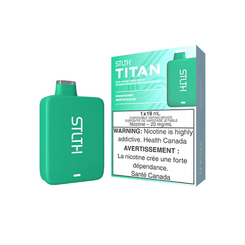 STLTH TItan 10K Disposable Vape - Smooth Mint- Canada