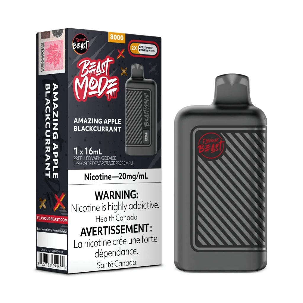 Flavour Beast 8K Disposable Vape - Amazing Apple Blackcurrant Flavour Beast 8K Disposable Vape - Amazing Apple Blackcurrant
