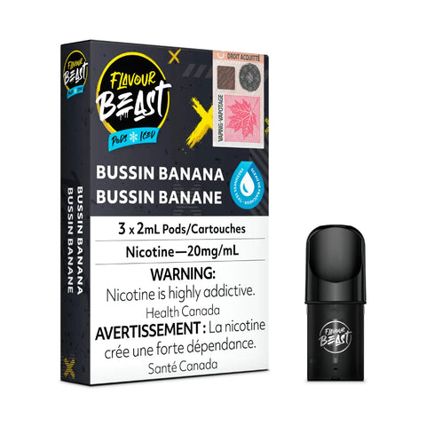 Flavour beast Pods - Bussin' Banana - STLTH Compatible
