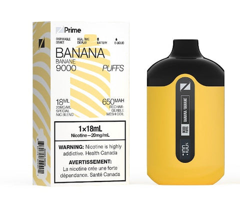 ZPrime Disposable Vape - ZPOD - 9K Puffs - Banana