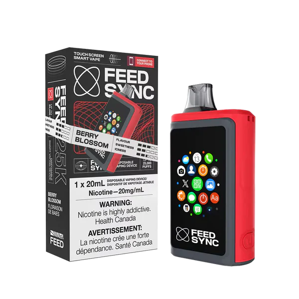 Buy Feed Sync Disposable Vape - 25K - Berry Blossom - Vape Barn