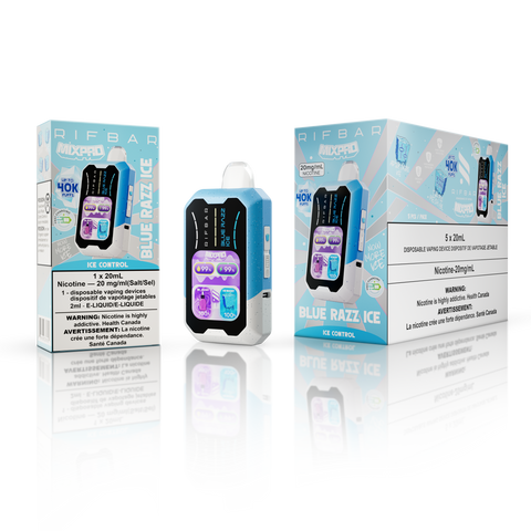 RifBar MixPro Disposable Vape 40000 Puffs - Blue Razz Ice