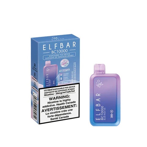 Elf Bar 10K Disposable Vape - Blue Razz Ice - Canada