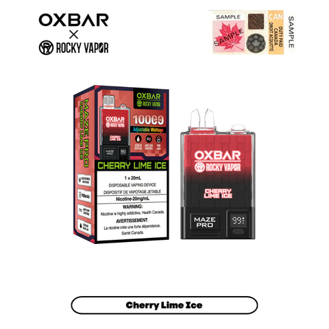 Oxbar Maze Pro Disposable Vape - Cherry Lime Ice - Canada