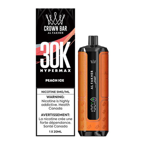 Al Fakher Hyper Bar 30K Disposable Vape -  30,000 Puffs - Peach Ice