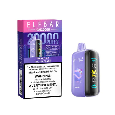 Elf Bar 20K Puffs - Grape Ice