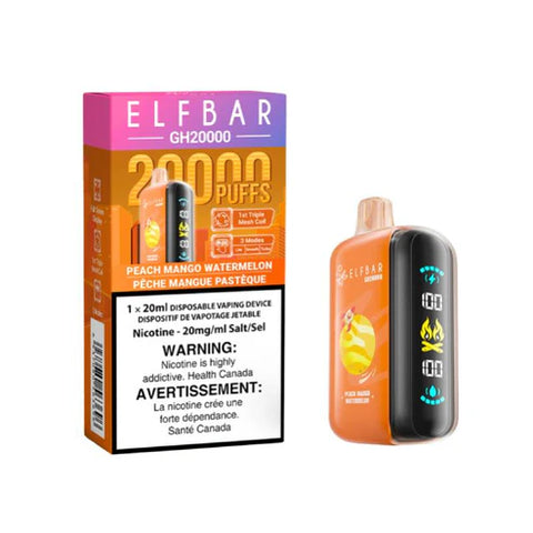 Elf Bar 20K Puffs - Peach Mango Watermelon
