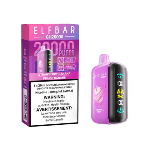 Elf Bar 20K Puffs - Strawberry Banana