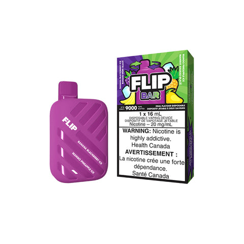 Flip Bar Disposable Vape - Banana Blackberry Ice and Mango Pineapple Ice