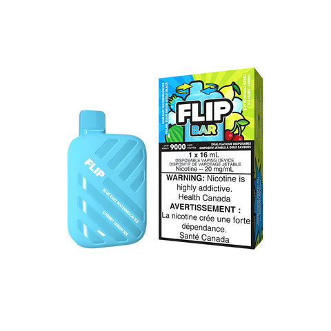 Flip Bar Disposable Vape - Blue Razz Watermelon Ice & Cherry Lemon Ice - Canada