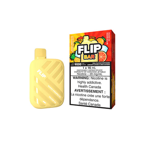 Flip Bar 9K Disposable Vape - Mango Pineapple Ice & Orange Ice