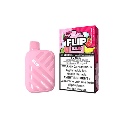 Flip Bar 9000 Disposable Vape - Passion Punch Ice & Razz Nana Ice