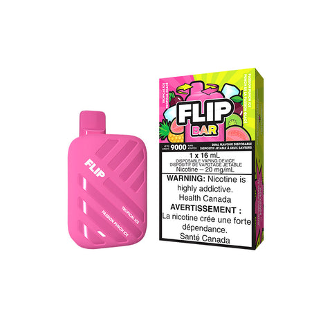Flip Bar 9K Disposable Vape - Tropical Ice & Passion Punch Ice