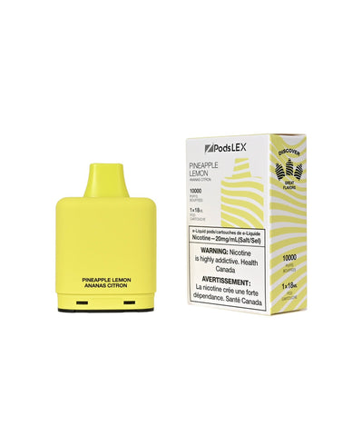 ZPOD LEX Pod System - 10K Puff Vape Pods - Pineapple Lemon