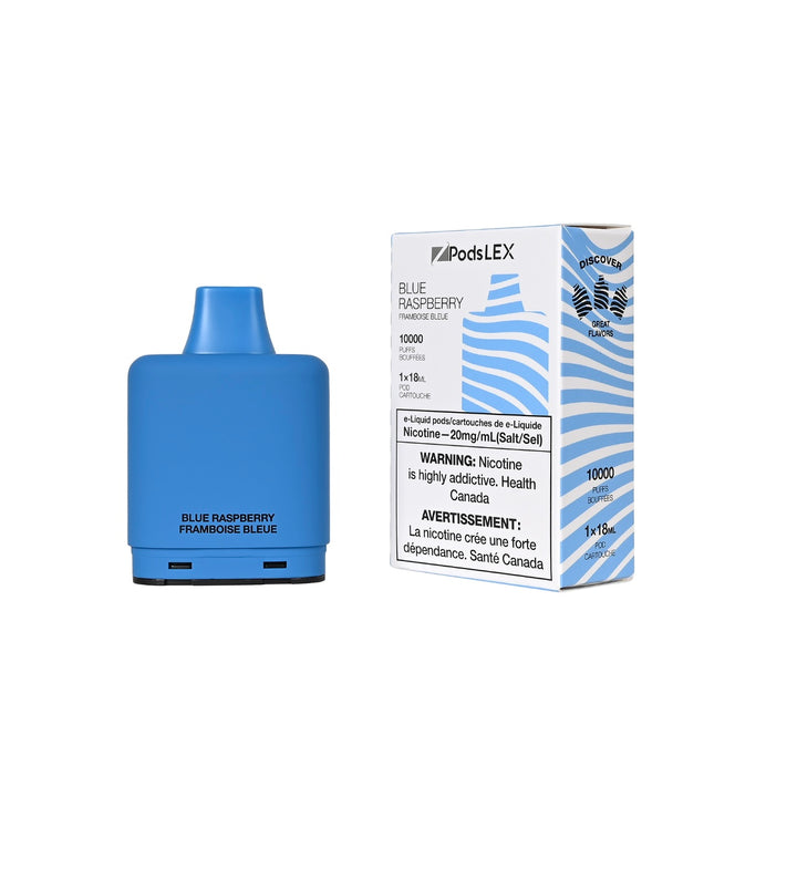 Zpod Raspberry Shop ZPOD LEX Pod System - 10K Puff Vape Pods - Blue Raspberry