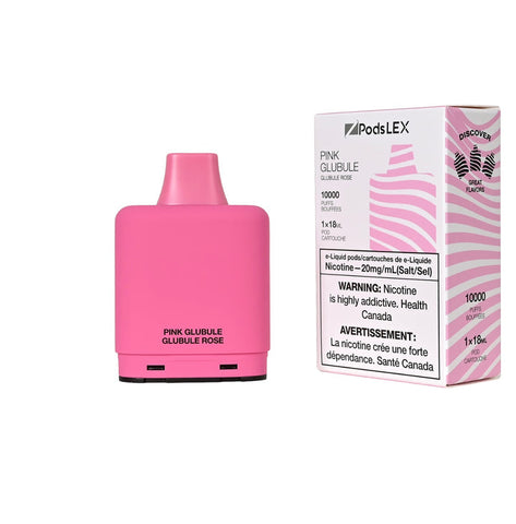 ZPOD LEX Pod System - 10K Puff Vape Pods - Pink Glubule