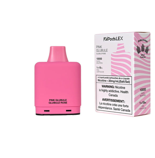Shop ZPOD LEX Pod System - 10K Puff Vape Pods - Pink Glubule