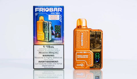 FRIOBAR 10K Disposable Vape - Peach Mango Watermelon