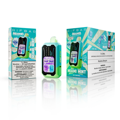 RifBar MixPro Disposable Vape 40000 Puffs - Miami Mint