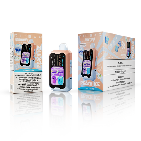 RifBar MixPro Disposable Vape 40000 Puffs - Peach Ice