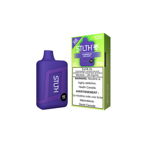 STLTH 8000 Puff disposable vape - Blackberry Ice