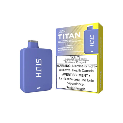 STLTH Titan 10K Disposable Vape - Blueberry Lemon Ice - Canada