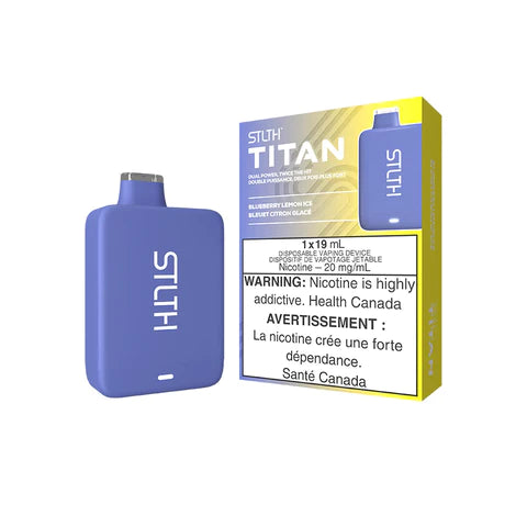 STLTH Titan 10K Disposable Vape - Blueberry Lemon Ice STLTH Titan 10K Disposable Vape - Blueberry Lemon Ice