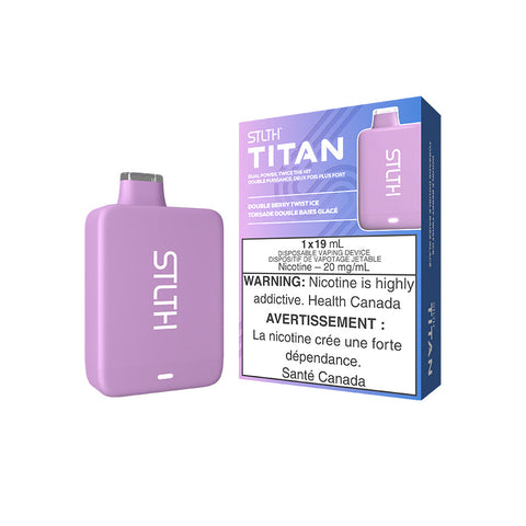 STLTH Titan 10K Disposable Vape - Double Berry Twist Ice