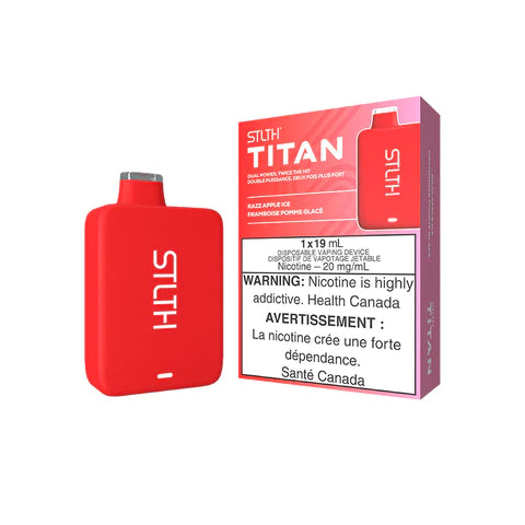 STLTH Titan 10K Disposable Vape - Razz Apple Ice - Canada