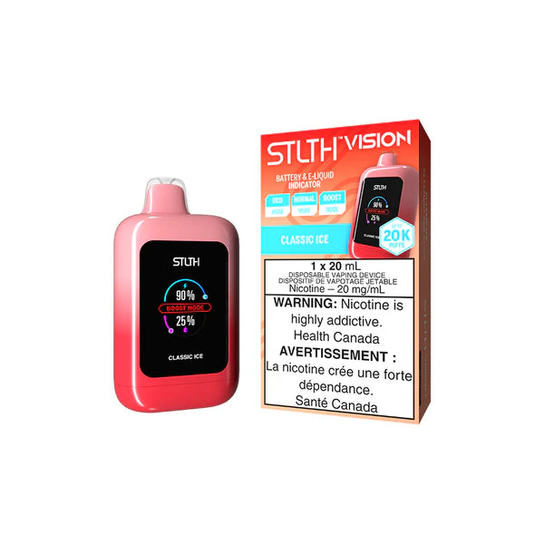 Shop Stlth Vision Disposable Vape - 20K Puffs - Classic Ice Shop Stlth Vision Disposable Vape - 20K Puffs - Classic Ice