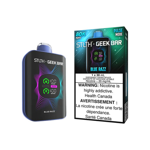 Stlth X Geek Bar Disposable - 80K Puffs - Blue Razz