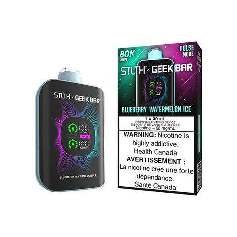 Stlth X Geek Bar Disposable - 80K Puffs - Blueberry Watermelon Ice