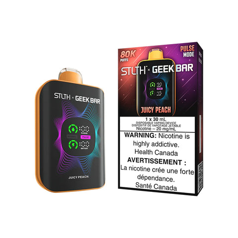 Stlth X Geek Bar Disposable - 80K Puffs - Juicy Peach