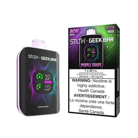 Stlth X Geek Bar Disposable - 80K Puffs - Purple Grape