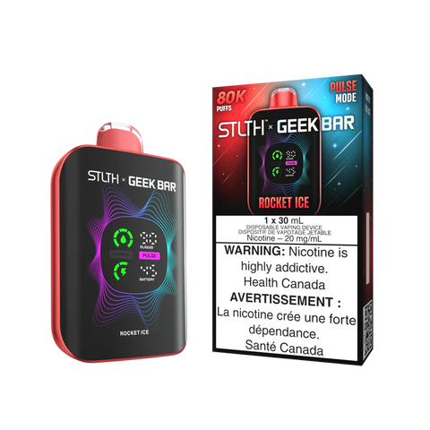 Stlth X Geek Bar Disposable - 80K Puffs - Rocket Ice