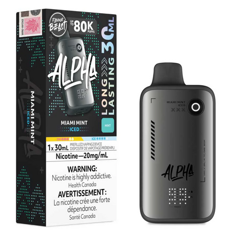 Flavour Beast Alpha Disposable Vape - Miami Mint Iced