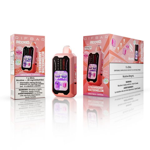 RifBar MixPro Disposable Vape 40000 Puffs - Strawberry Watermelon