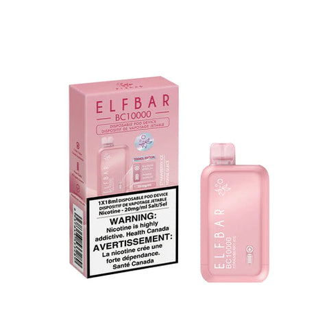 Elf Bar BC10000 Disposable Vape - Strawberry Ice - Canada