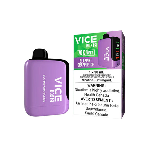 Vice Box 2 Disposable Vape - 70K Puffs - Slappin' Grapple Ice