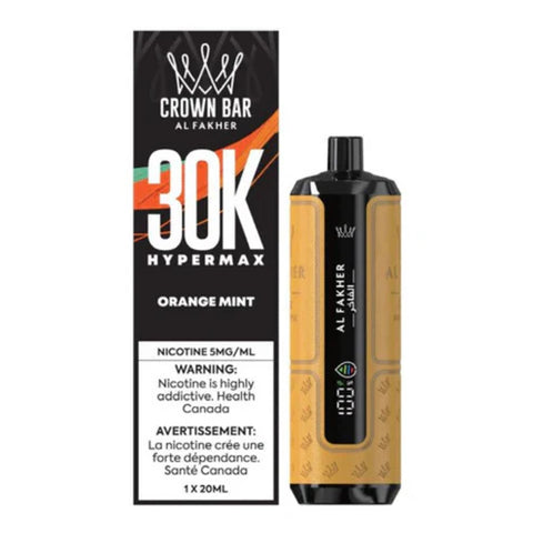 Al Fakher Hyper Bar 30K Disposable Vape -  30,000 Puffs - Orange Mint