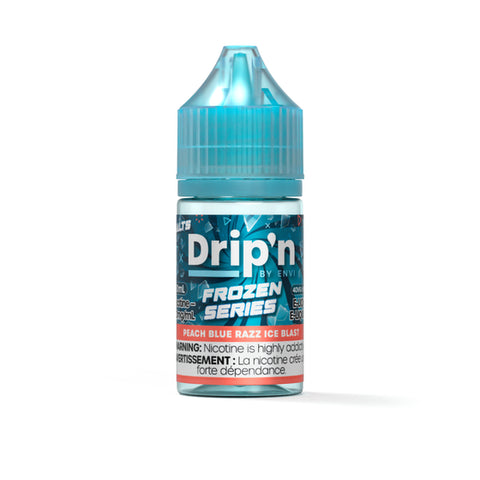 Drip’n by Envi Frozen  –  Peach Blue Razz Ice Blast - 30 mL - Salt Nicotine