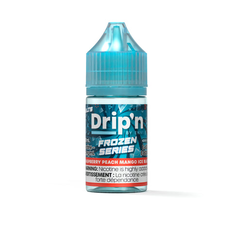 Drip’n by Envi Frozen  –  Raspberry Peach Mango Ice - 30 mL - Salt Nicotine
