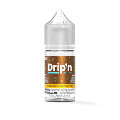 Drip’n by Envi E-Liquid – Pineapple Coconut Ice | 30 mL Salt Nicotine